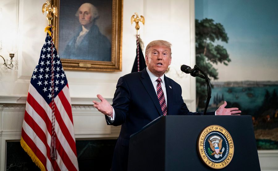 Доналд Трамп төрийн тэргүүний хувиар сүүлийн удаа ард түмэндээ хандан үг хэлэв.
