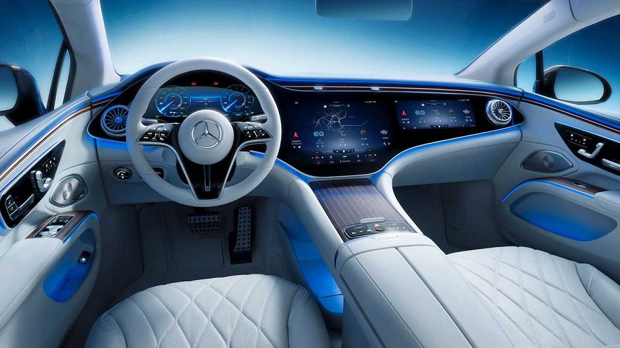 NEW Mercedes EQS 2022 INTERIOR