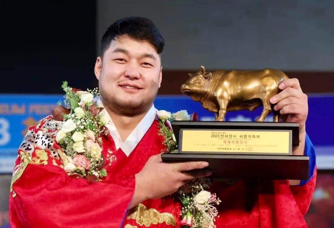 БНСУ-ын “Korea open Ssireum 2023” наадмын олон улсын төрөлд харцага О.Мөнх-Эрдэнэ түрүүллээ.