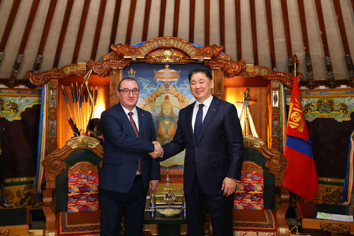 Ерөнхийлөгч У.Хүрэлсүх Беларусийн Элчин сайдыг хүлээн авч уулзлаа.