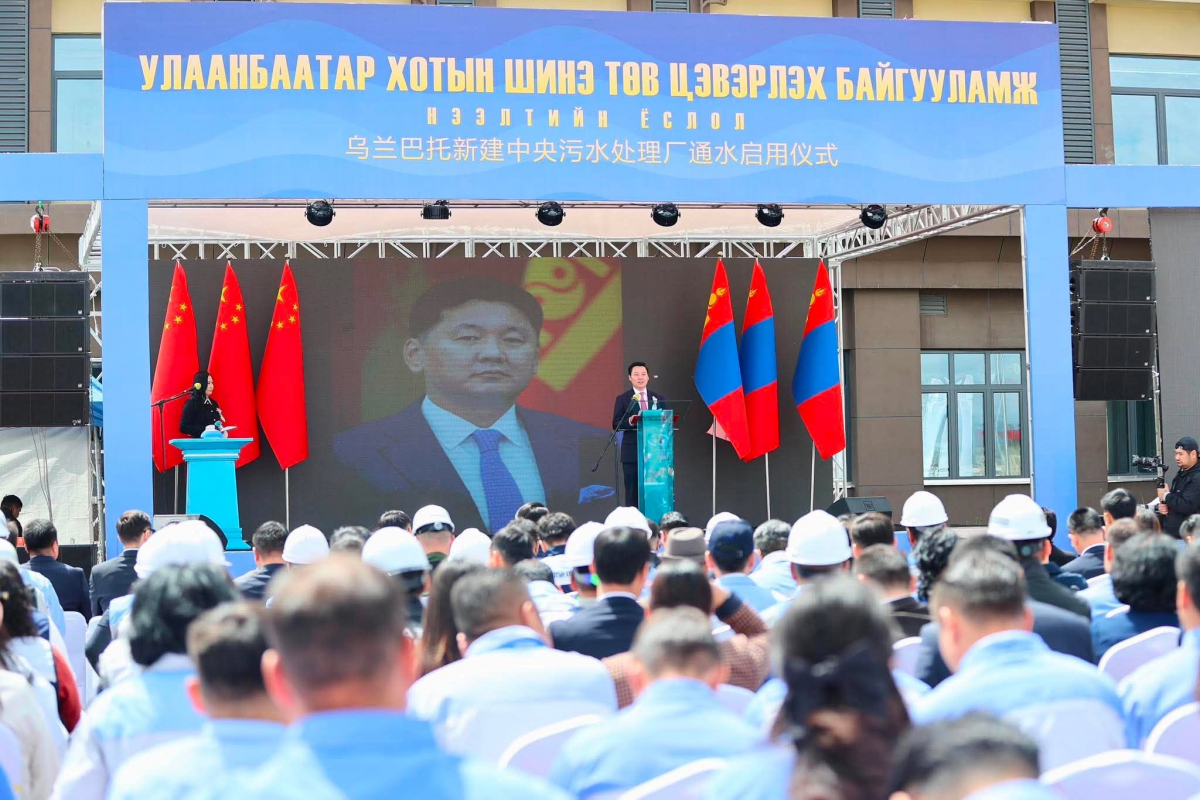 Ерөнхийлөгчийн бүтээн байгуулалтыг нь эхлүүлсэн Төв цэвэрлэх байгууламж ашиглалтад орлоо