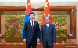 УИХ-ын дарга Н.Учрал БХАТИХ-ын Байнгын хорооны дарга Жао Лөжитэй уулзаж, хэлэлцээ хийв