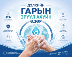 Гарын эрүүл ахуй сахих дадлыг хэвшүүлснээр халдварын эрсдэлийг 50 хувиар бууруулах боломжтой