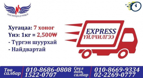 NICE KARGO ХОЛБОГДОХ УТАС 010-3007-0707,  010-8686-0808. 