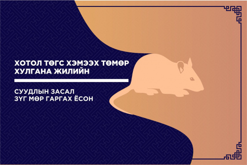 Төмөр хулгана жилийн ЗҮГ МӨР ГАРГАХ ёс ба СУУДЛЫН ЗАСАЛ