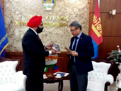 УУХҮ-ийн сайд Г.Ёндон БНЭУ-ын Элчин сайд М.П.Сингхийг хүлээн авч уулзлаа