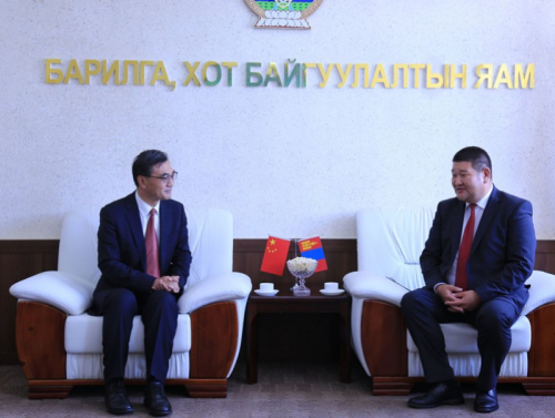Сайд Б.Мөнхбаатар БНХАУ-аас Монгол Улсад суугаа Элчин сайдыг хүлээн авч уулзав