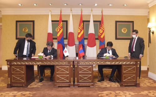 Монгол Улс, Япон Улсын Гадаад харилцааны сайд нар албан ёсны хэлэлцээ хийв