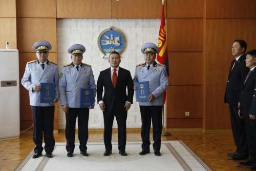 Ерөнхийлөгч Х.Баттулга Бригадын генерал цол олгов