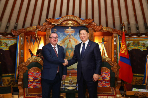 Ерөнхийлөгч У.Хүрэлсүх Беларусийн Элчин сайдыг хүлээн авч уулзлаа.